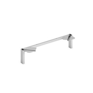 HON Mod HLPLSL30 Credenza Support Leg - 7" Height x 30" Depth - Finish: Silver Product Image 