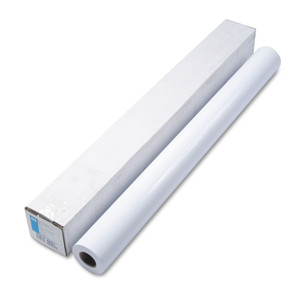 HP DesignJet Large Format Paper for Inkjet Prints, 7 mil, 42" x 100 ft, Gloss White (HEWQ6576A) View Product Image