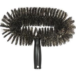 Unger StarDuster WallBrush - Horsehair Bristle - 9.4" Overall Length - Black, Brown - (UNGWALB0CT) Product Image 