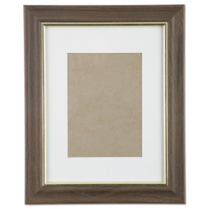 AbilityOne 7105000528698, SKILCRAFT Walnut Vinyl Frames, Certificate/Photo, 8 x 10, 12/Carton Product Image 