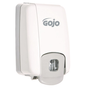 AbilityOne 4510015219873, SKILCRAFT GOJO Lotion Soap Wall-Dispenser, 2,000 mL, 6.5 x 4.5 x 10.81, Dove Gray, 8/Carton Product Image 