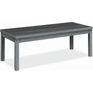 HON H80191 Coffee Table - 16" Height x 20" Width x 48" Length - Sterling Ash Product Image 