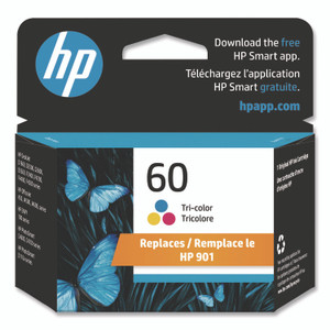HP 60, (CC643WN) Tri-Color Original Ink Cartridge View Product Image