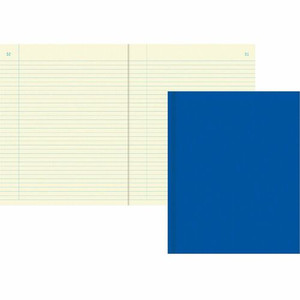 Rediform Narrow Ruled Chemistry Notebook - 60 Sheets - Perfect Bound - Ruled Margin - 8 1/2" x 11" Sheet Size - Green Paper Product Image 
