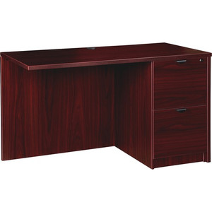 Lorell Prominence 2.0 Right Return - 29" Height x 42" Width x 24" Depth, x 1" Thickness Top - 2 x File Drawer(s) - Band Edge - Material: Particleboard - Finish: Laminate - (LLRPR2442RMY) Product Image 