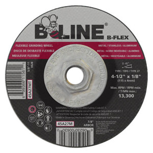 4-1/2 X 1/8 B-Line T27 B-Flex Wheel 5/7-11 (903-45A27Mt) Product Image 
