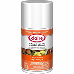 Claire Mega Mango Metered Air Freshener - Aerosol - 330 Sq. ft. - 10 fl oz (0.3 quart) - Mango - 30 Day Product Image 