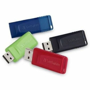 Microban 16GB Store 'n' Go USB Flash Drive - 4pk - Red, Green, Blue, Black - 16 GB - USB 2.0 Type A - Lifetime Warranty Product Image 