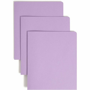 Smead Letter Recycled Pocket Folder - 1/2" Folder Capacity - 8 1/2" x 11" - 2 Pocket(s) - 11 pt. - Leatherette - (SMD87865) Product Image 