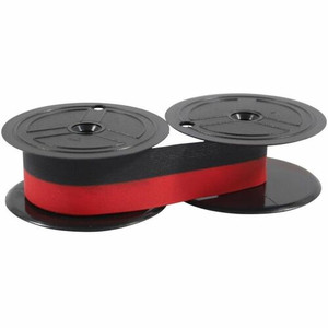 Dataproducts R3027 Thermal Transfer Ribbon Unisys 19-2076-891 - Black, Red - 1 Each - Universal Calculator Spool Product Image 
