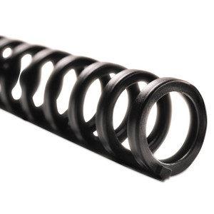GBC ProClick Easy Edit Spines, 5/16" Diameter, 45 Sheet Capacity, Black, 100/Box View Product Image