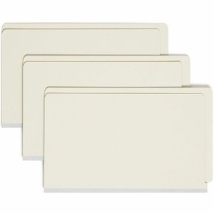 Smead Legal Recycled Fastener Folder - 8 1/2" x 14" - 1" Expansion - 2 x 2S Fastener(s) - 2" for Folder - End Tab Location Product Image 