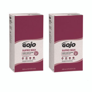 GOJO SUPRO MAX Heavy Duty Hand Cleaner, Refill for GOJO PRO TDX Touch-Free Dispenser, Cherry Scent, 5,000 mL, 2/Carton Product Image 