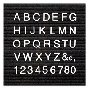 Quartet Character Sets, Pin, White, 1"h, 300/Set Product Image 