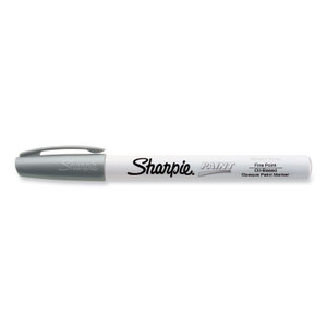 Sharpie Permanent Paint Marker, Fine Bullet Tip, Silver Product Image 