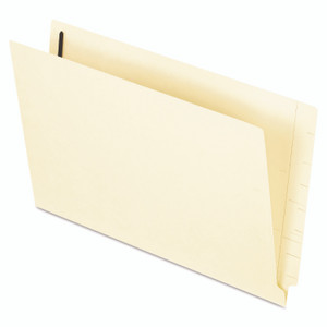 Pendaflex Manila End Tab Expanding Fastener Folders, 2-Ply Tabs, 0.75" Expansion, 2 Fasteners, Legal Size, Manila Exterior, 50/Box Product Image 