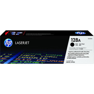 HP 128A (CE320A) Original Standard Yield Laser Toner Cartridge - Single Pack - Black - 1 Each Product Image 