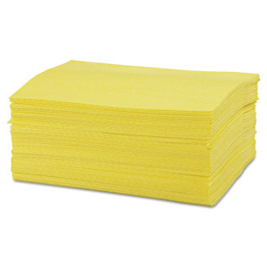 Chix Masslinn Dust Cloths, 1-Ply, 16 x 24, Unscented, Yellow, 50/Pack, 8 Packs/Carton Product Image 