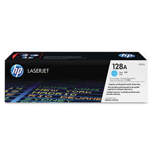 HP 128A, (CE321A) Cyan Original LaserJet Toner Cartridge View Product Image