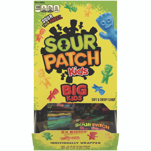 Sour Patch Kids Fruit Flavored Candy, Grab-and-Go, 240-Pieces/Box Product Image 