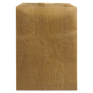 HOSPECO Napkin Receptacle Liners, 7.5" x 3" x 10.5", Brown, 500/Carton Product Image 