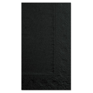 Hoffmaster Dinner Napkins, 2-Ply, 15 x 17, Black, 1000/Carton (HFM180513) View Product Image