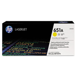 HP 651A, (CE342A) Yellow Original LaserJet Toner Cartridge View Product Image