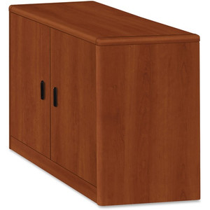 HON 10700 H107291 Storage Cabinet - 29.5" Height x 36" Width x 20" Depth - 2 Door(s) - Waterfall Edge - Finish: Cognac - (HON107291CO) Product Image 
