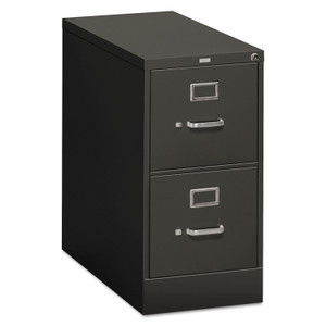 HON 310 Series Vertical File, 2 Letter-Size File Drawers, Charcoal, 15" x 26.5" x 29" Product Image 