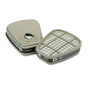 3M 6001 Respirator Cartridge for Certain Organic Vapors, 2/Pack Product Image 