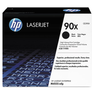 HP 90X, (CE390X) High-Yield Black Original LaserJet Toner Cartridge View Product Image