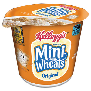 Kellogg's Breakfast Cereal, Frosted Mini Wheats, Single-Serve, 6/Box Product Image 