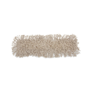 Boardwalk Mop Head, Dust, Cotton, 24 x 3, White Product Image 