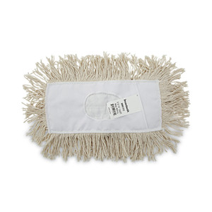 Boardwalk Mop Head, Dust, Cotton, 12 x 5, White Product Image 
