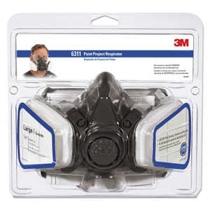3M Half Facepiece Paint Spray/Pesticide Respirator, Large View Product Image