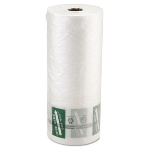 Inteplast Group Produce Bags, Fruits and Veggies - More Matters Labeling, 0.35 mil, 12" x 20", Clear, 875 Bags/Roll, 4 Rolls/Carton View Product Image