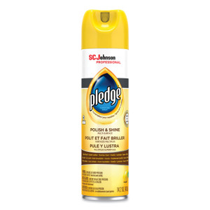 Pledge Furniture Polish, Lemon, 14.2 oz Aerosol Spray Product Image 