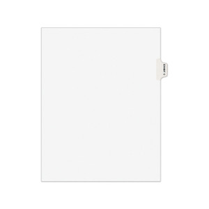 Avery-Style Preprinted Legal Side Tab Divider, 26-Tab, Exhibit C, 11 x 8.5, White, 25/Pack, (1373) Product Image 