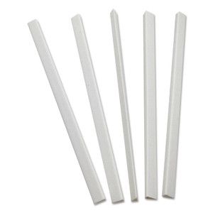 C-Line Slide 'N Grip Binding Bars, 40-Sheet Capacity, 11 x 0.25, White, 100/Box Product Image 