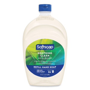 Softsoap Moisturizing Hand Soap Refill with Aloe, Fresh Scent, 50 oz, 6/Carton Product Image 