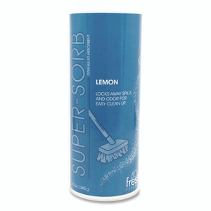 Fresh Products Super-Sorb Liquid Spill Absorbent, Lemon Scent, 720 oz Absorbing Volume, 12 oz Shaker Can Product Image 