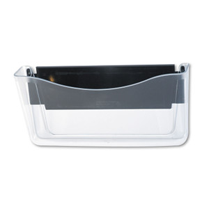 Rubbermaid Unbreakable Magnetic Wall File, A4/Letter Size, 13.75" x 3" x 6.63", Clear Product Image 