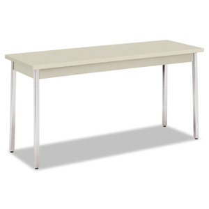 HON Utility Table, Rectangular, 60w x 20d x 29h, Light Gray (HONUTM2060LOLOC) Product Image 