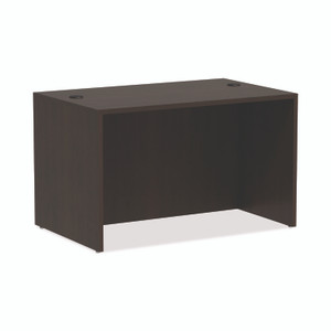 Alera Valencia Series Straight Front Desk Shell, 47.25" x 29.5" x 29.63", Espresso Product Image 