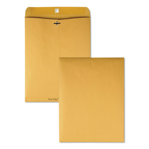 Quality Park Park Ridge Kraft Clasp Envelope, #97, Square Flap, Clasp/Gummed Closure, 10 x 13, Brown Kraft, 100/Box Product Image 