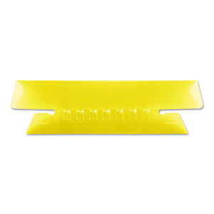 Pendaflex Transparent Colored Tabs For Hanging File Folders, 1/3-Cut, Yellow, 3.5" Wide, 25/Pack Product Image 