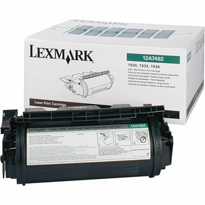 Lexmark Original Laser Toner Cartridge - Black - 1 Each - (LEX12A7462) Product Image 