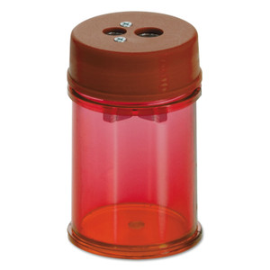 Officemate Pencil/Crayon Sharpener, 1.38 x 2.13, Red, 8/Pack Product Image 