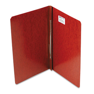 ACCO PRESSTEX Report Cover with Tyvek Reinforced Hinge, Side Bound, Two-Piece Prong Fastener, 3" Capacity, 14 x 8.5, Red/Red Product Image 