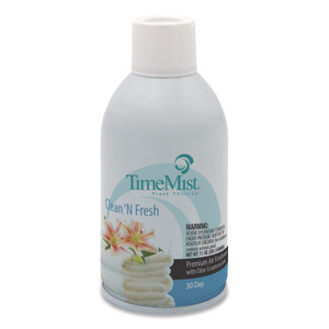 TimeMist Premium Metered Air Freshener Refill, Clean N Fresh, 7.1 oz Aerosol Spray Product Image 